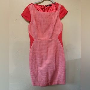Coral Color Tahari Dress